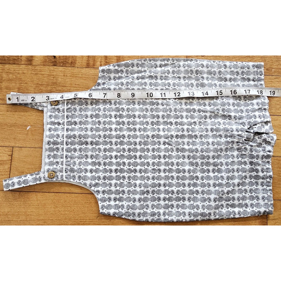 Janie And Jack Baby Boys 12 to 18 Months Pineapple Black & White Romper Summer - Picture 9 of 9